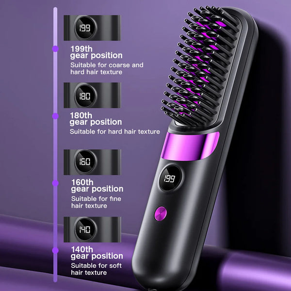 Cordless Hair Straightening Brush
