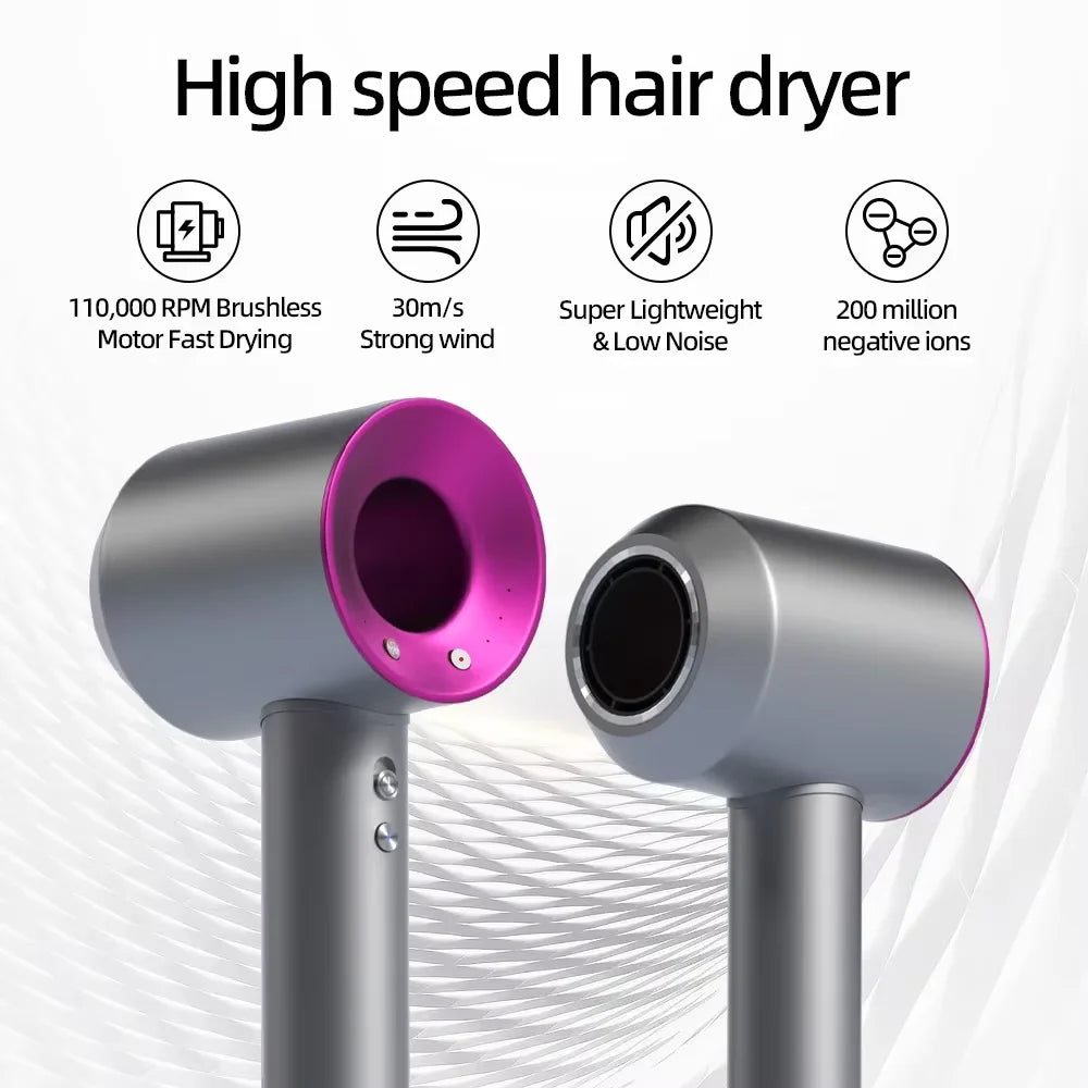 High-Speed 6-in-1 Professional Hair Styling Wizard — 110,000 RPM