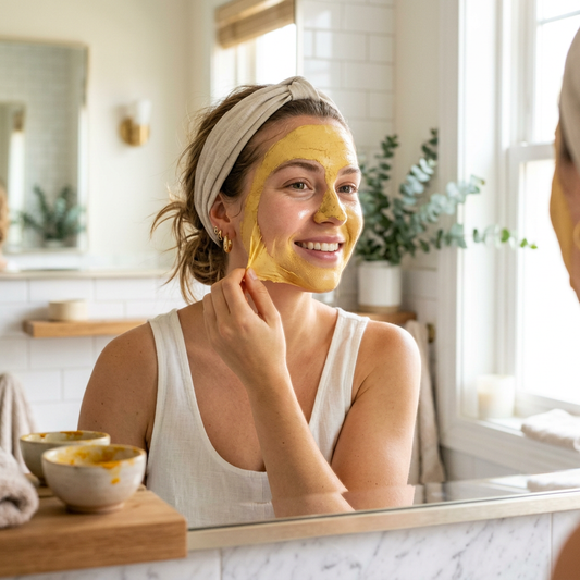 Turmeric Peel-Off Face Mask lifestyle