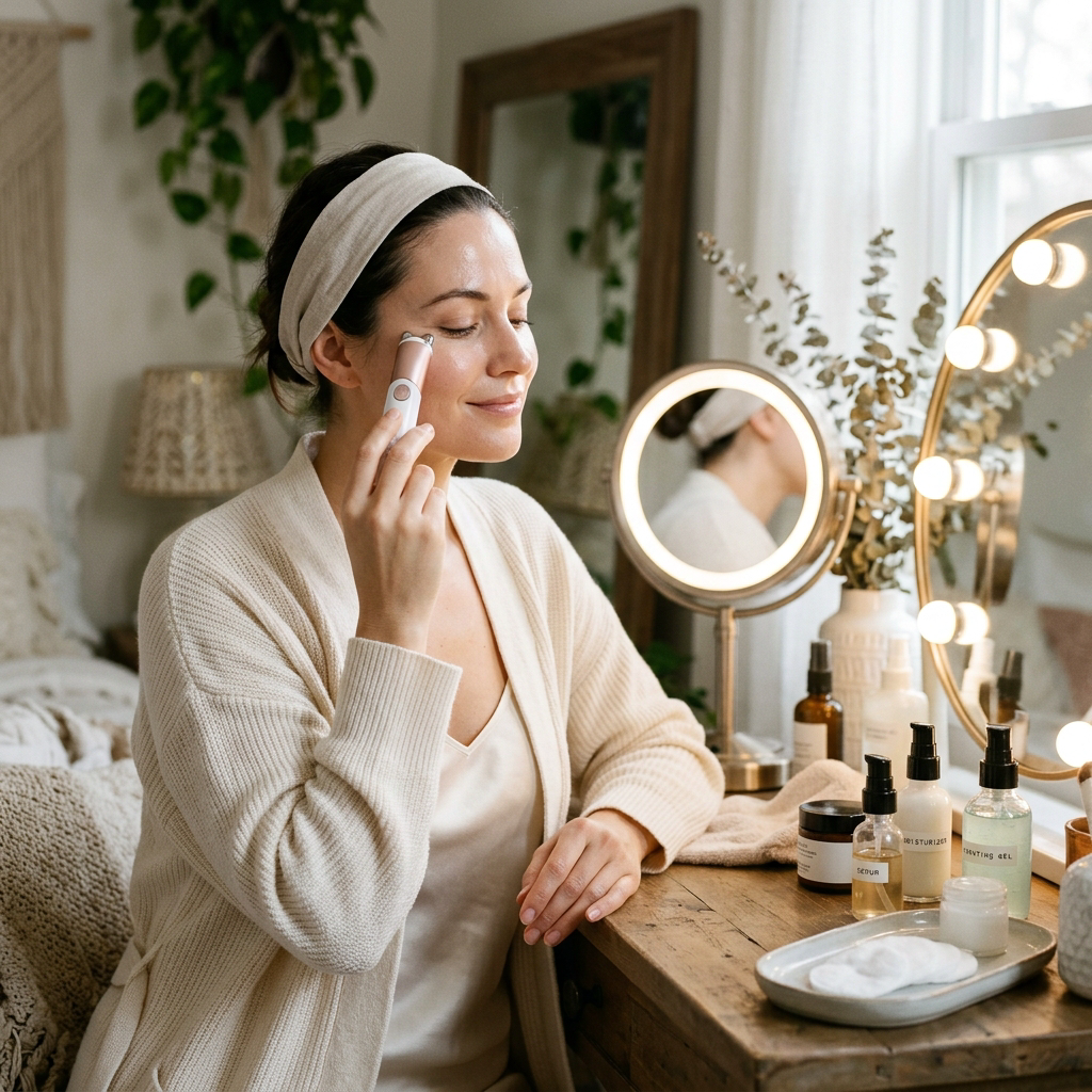 Eye Glow Microcurrent Massage Pen lifestyle